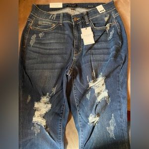 New judy blue stretchy jeans